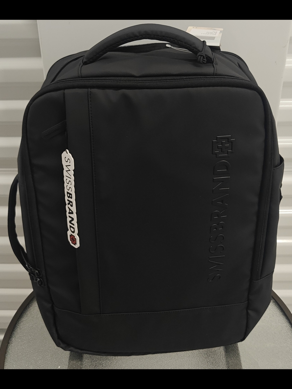 SwissBrand Black Men's Travel & Laptop Backpack
